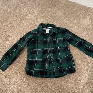 Toddler Boy 3T green button down